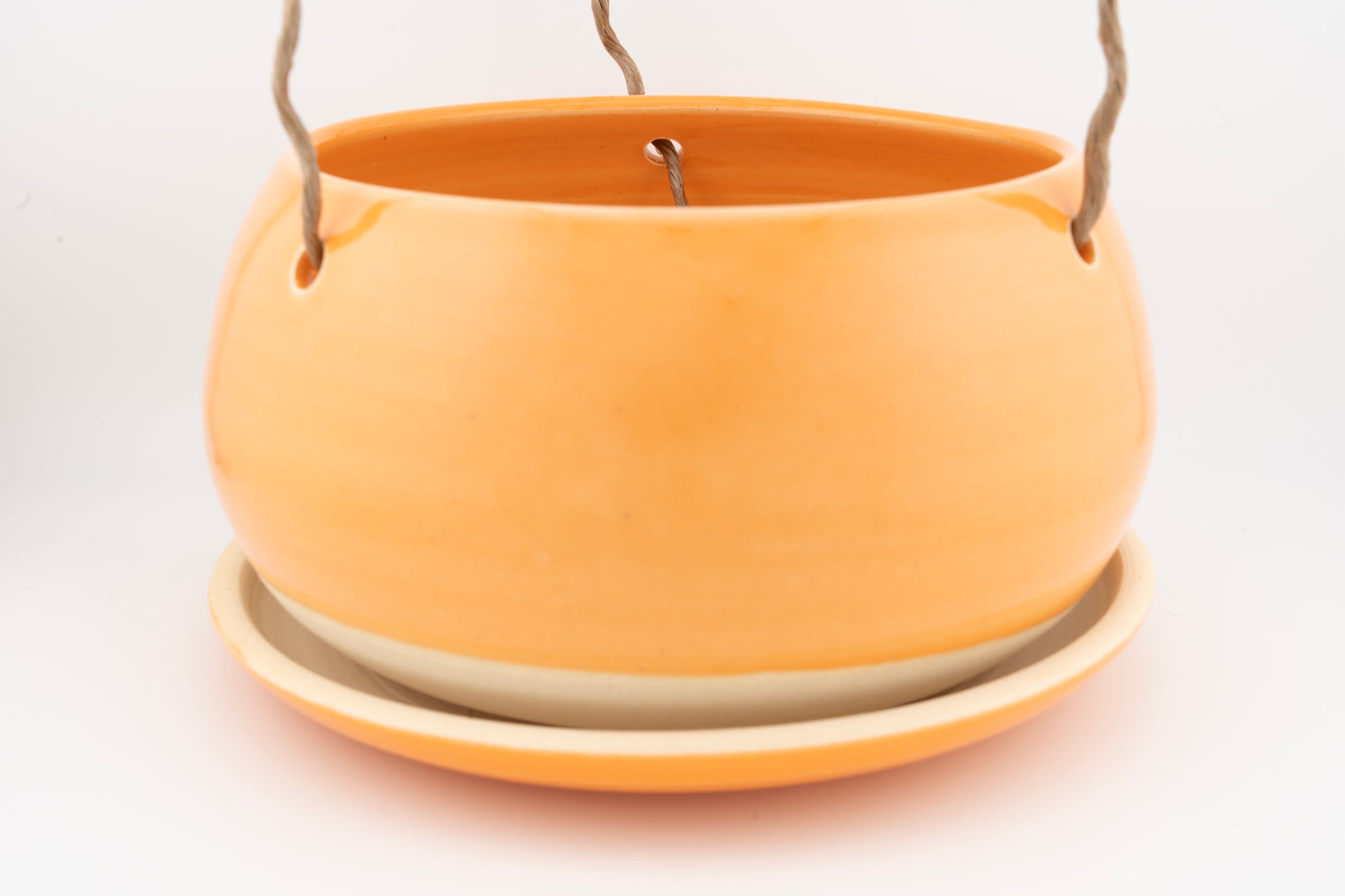 7 hanging planter Hanging Planter (5 inch, 7 inch) – Swan City Ceramics