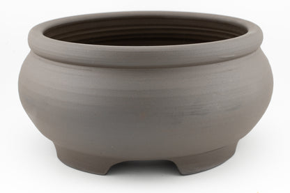 Bonsai Pot, Unglazed, White or Brown Stoneware