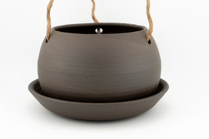 Hanging Planter, Unglazed, 5" or 7" wide