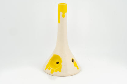 white stoneware pipe, beaker style, any color