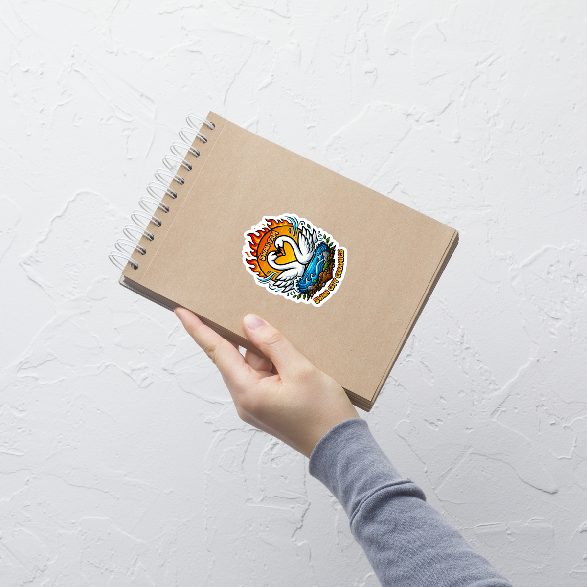 Swan Fam Sticker