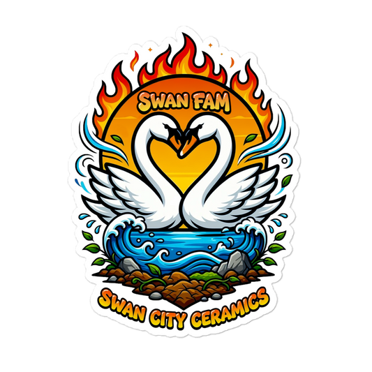 Swan Fam Sticker