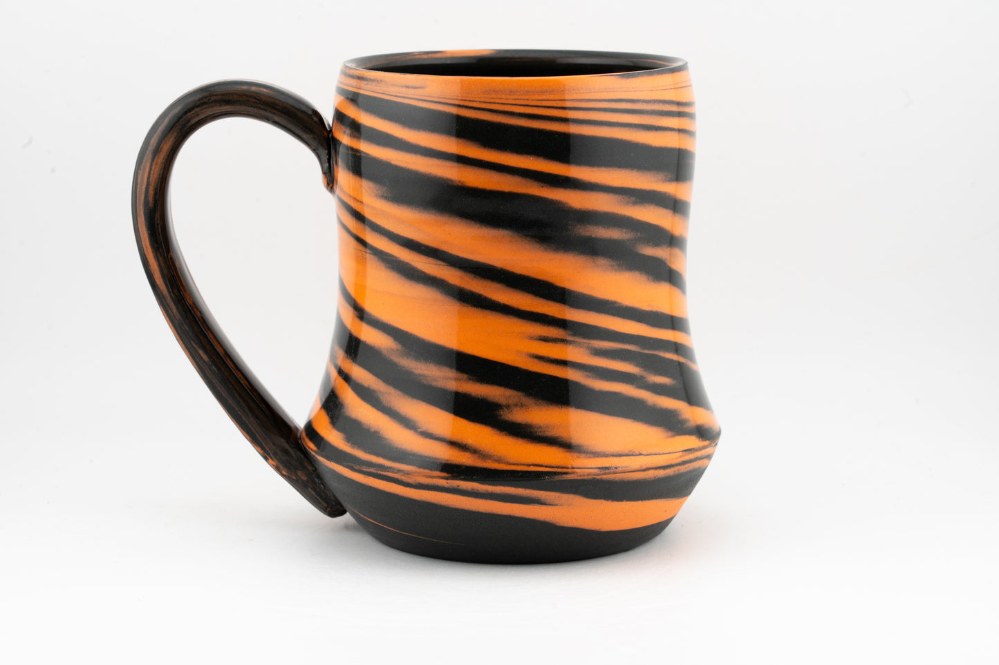 Orange and Black Swirl - Halloween Mug