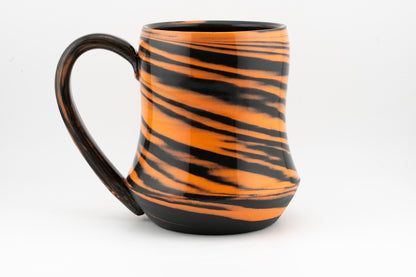 Orange and Black Swirl - Halloween Mug