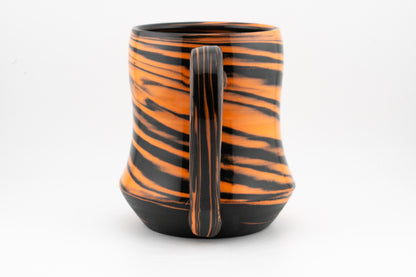 Orange and Black Swirl - Halloween Mug