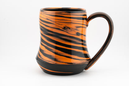 Orange and Black Swirl - Halloween Mug