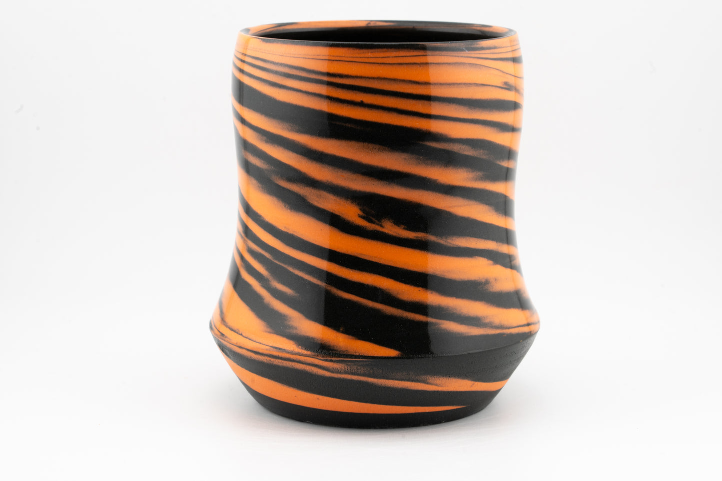 Orange and Black Swirl - Halloween Mug