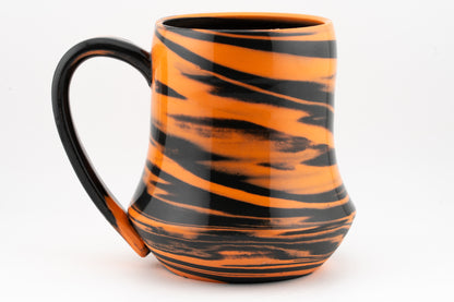 Orange and Black Swirl - Halloween Mug