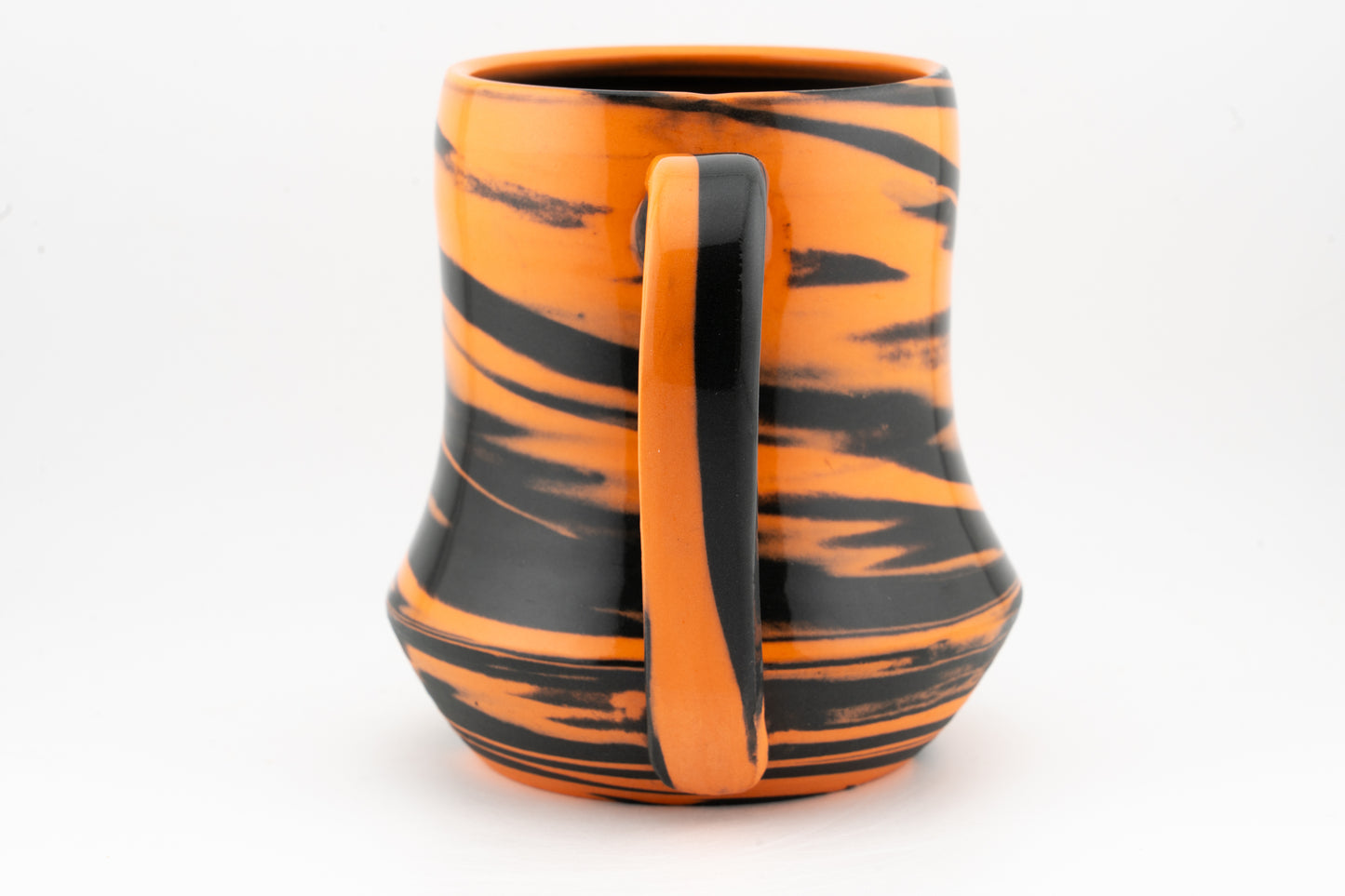 Orange and Black Swirl - Halloween Mug