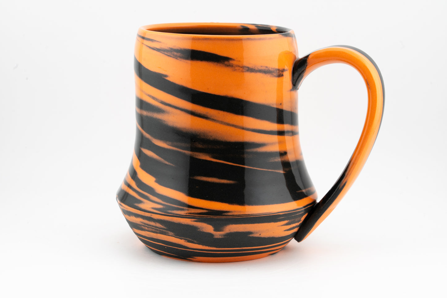 Orange and Black Swirl - Halloween Mug