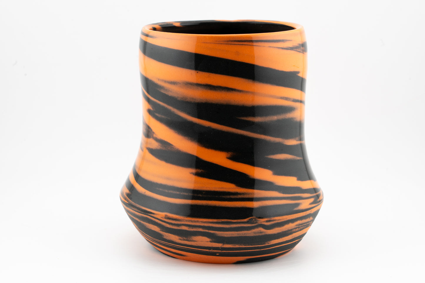 Orange and Black Swirl - Halloween Mug