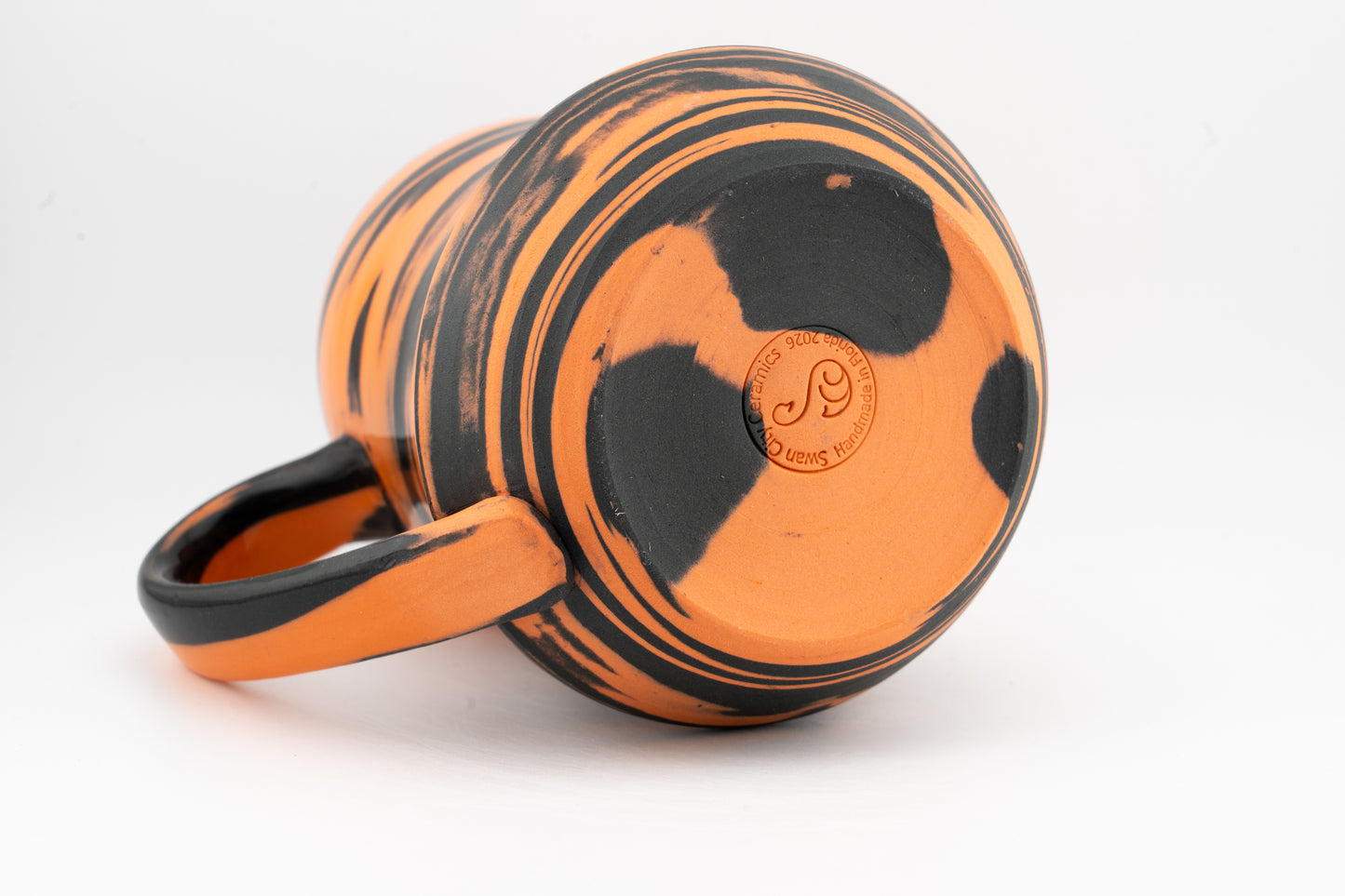 Orange and Black Swirl - Halloween Mug