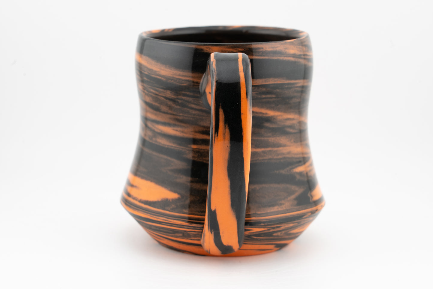 Orange and Black Swirl - Halloween Mug