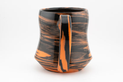 Orange and Black Swirl - Halloween Mug