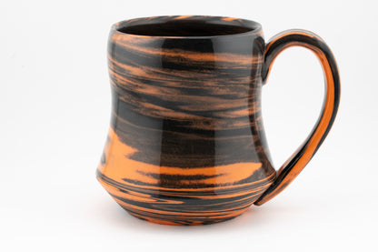 Orange and Black Swirl - Halloween Mug