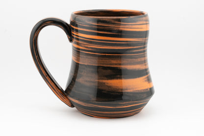 Orange and Black Swirl - Halloween Mug