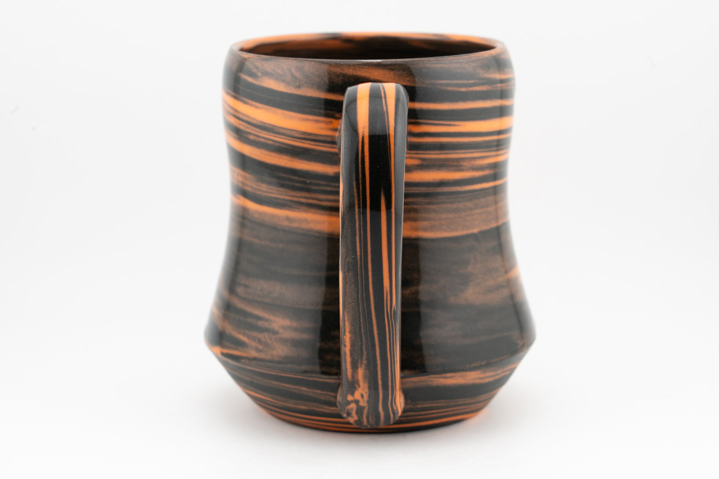 Orange and Black Swirl - Halloween Mug