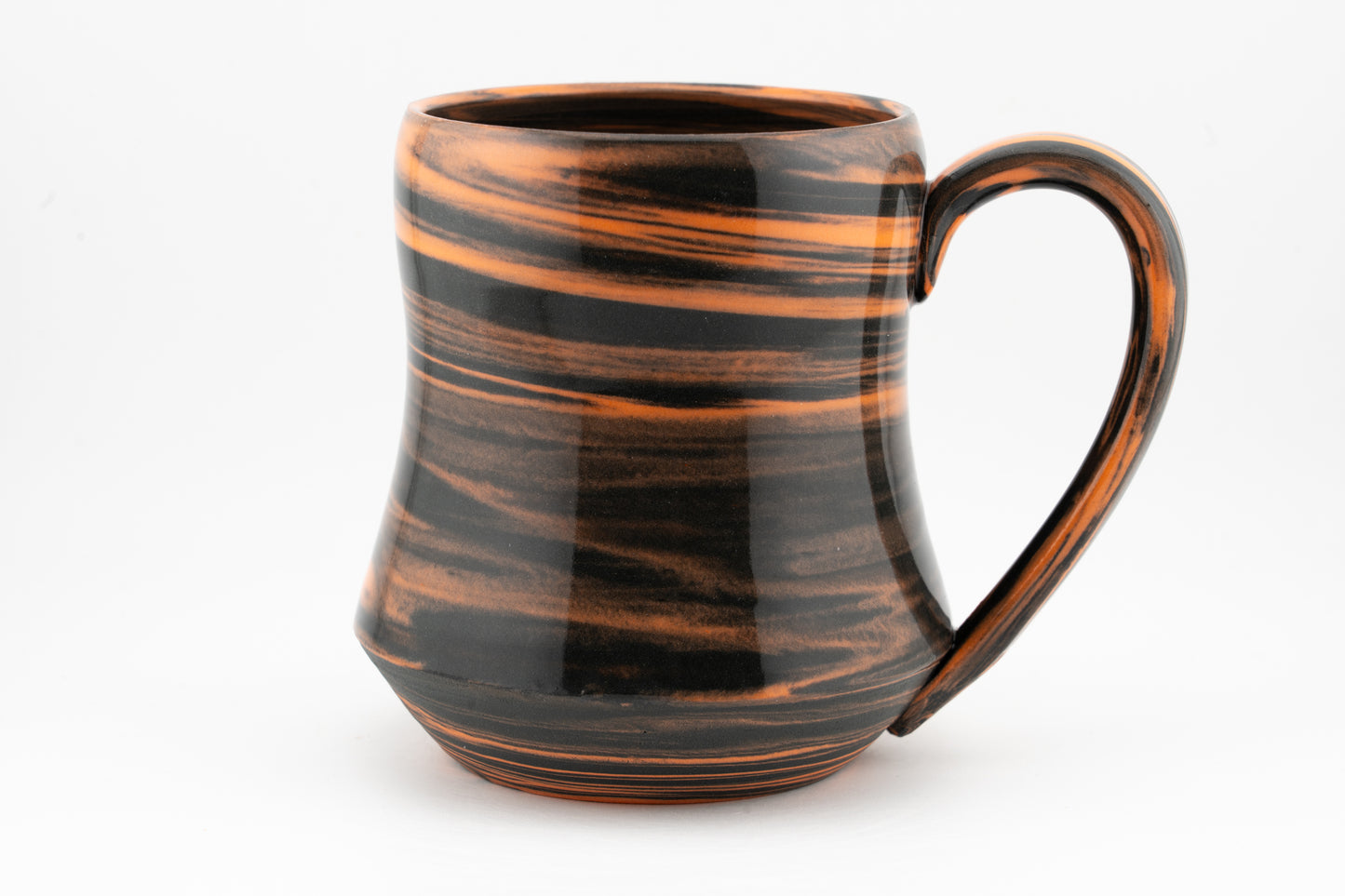 Orange and Black Swirl - Halloween Mug