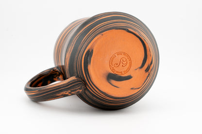Orange and Black Swirl - Halloween Mug